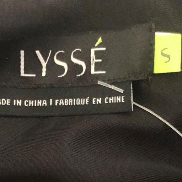 New Lysse Crop Pants Suede Flare Charcoal Black Small Stretch Comfort - Picture 3 of 5